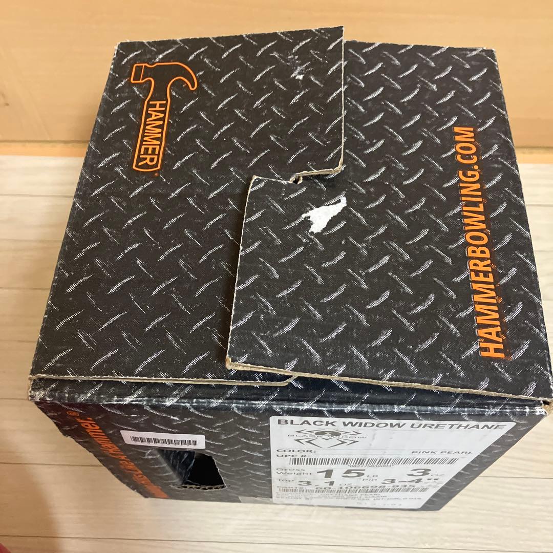 ハンマー　ブラックウィドーピンクパールウレタン　15ポンド