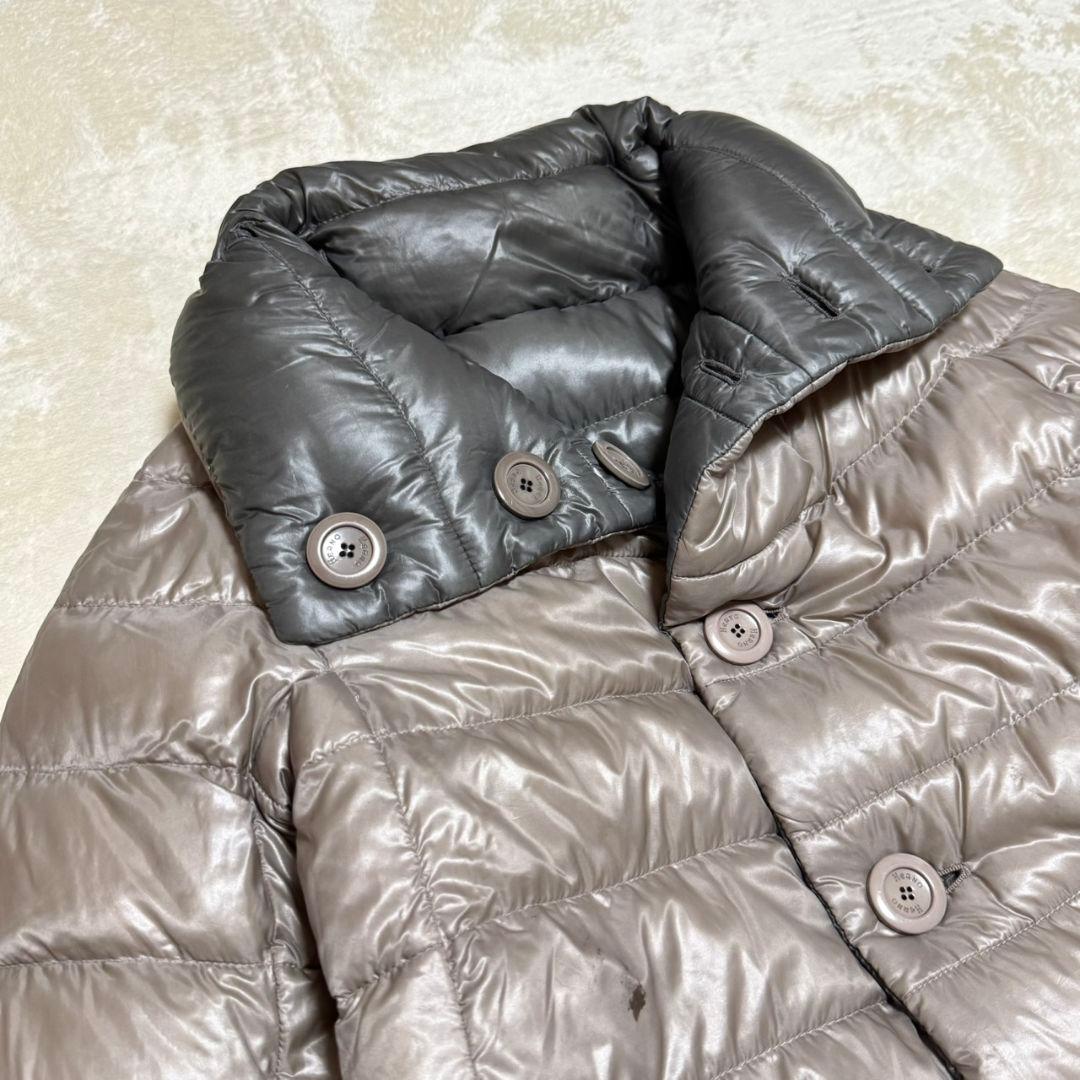 ヘルノ ハイネック リバーシブル ダウンジャケット 38