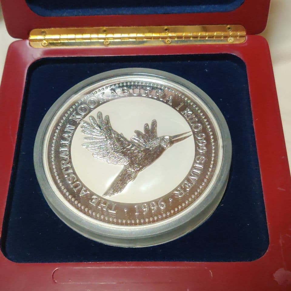 オーストラリア 銀貨 1996 カワセミ クッカバラ