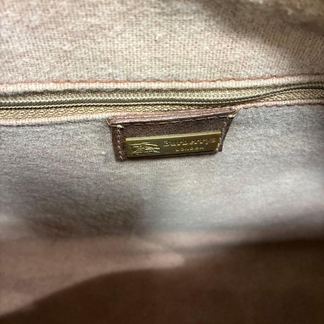 【極美品】BURBERRY バーバリー ミニボストン ハンドバッグ ノバチェック