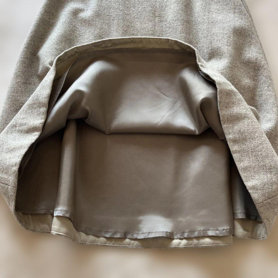 新品未使用✨マーガレットハウエル　ヘリンボーン　ウール　スカート