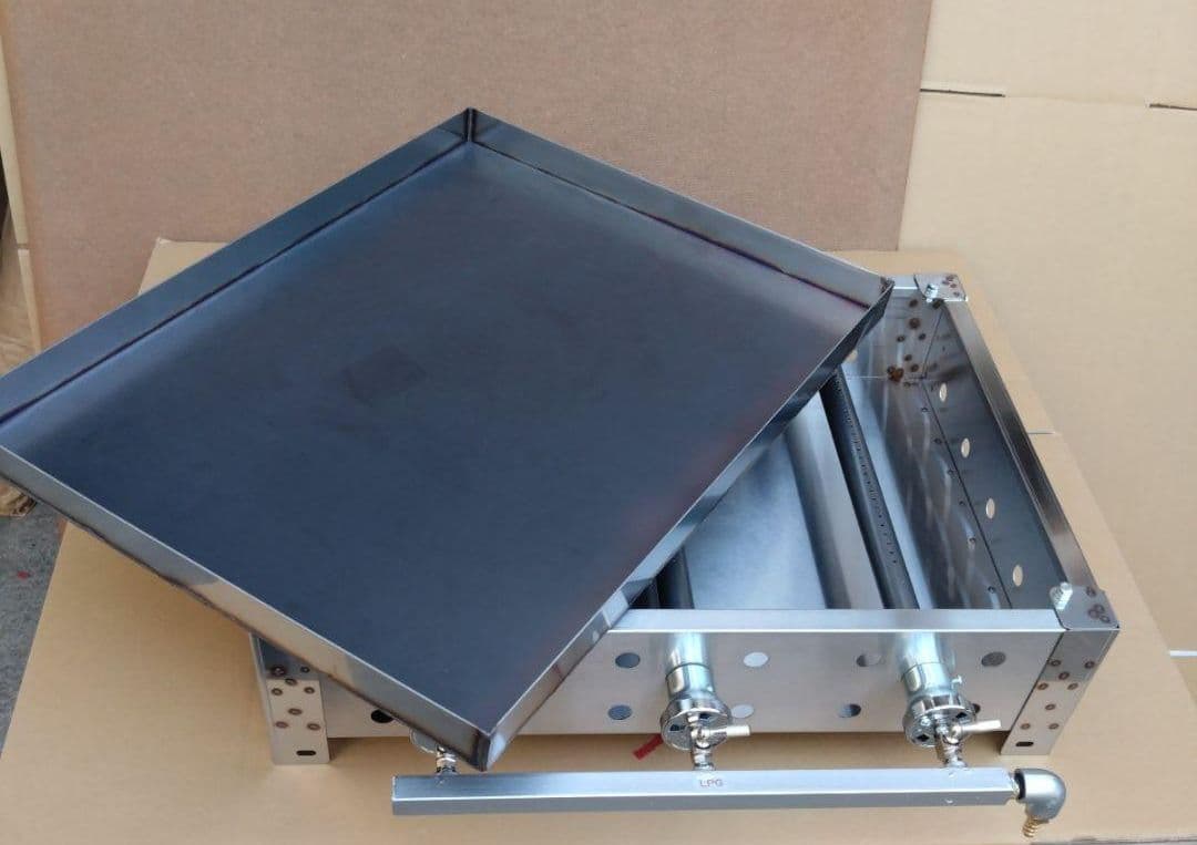 未使用品 ★ プロパンガス グリドル 幅６０cm 全周フチ付き キッチンカー