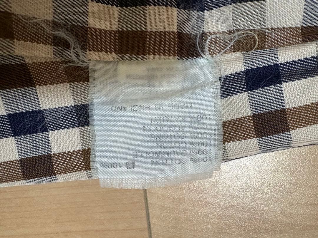 値下げしました‼️アクアスキュータム・トレンチコート(ビンテージ)