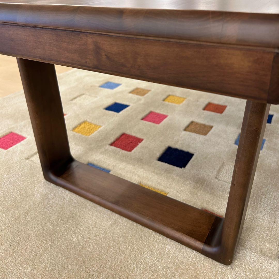 かおりん 新品☆センターテーブル リビングテーブル ガラステーブル 木製