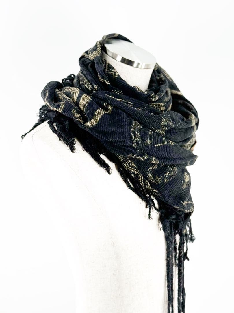 14th Addiction アフガン巻き アレンジマフラー 大判ストール