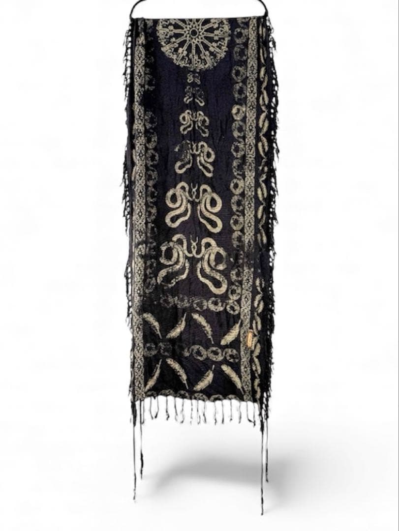 14th Addiction アフガン巻き アレンジマフラー 大判ストール