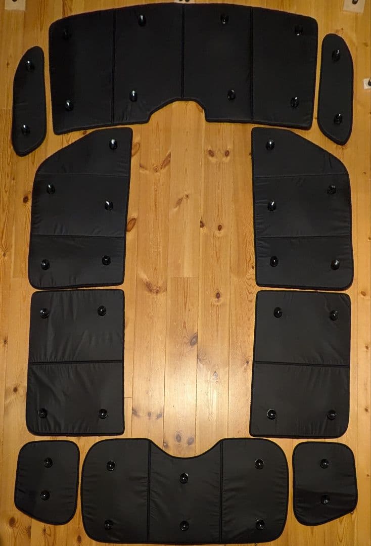 【趣味職人】サンシェード1台分フルセット【スペーシア・ギア MK54/94S用】