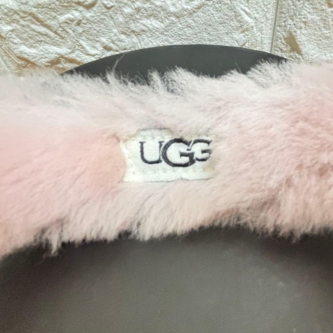 UGG アグ 羊革 希少カラー PINK ピンク イヤーマフ 耳あて