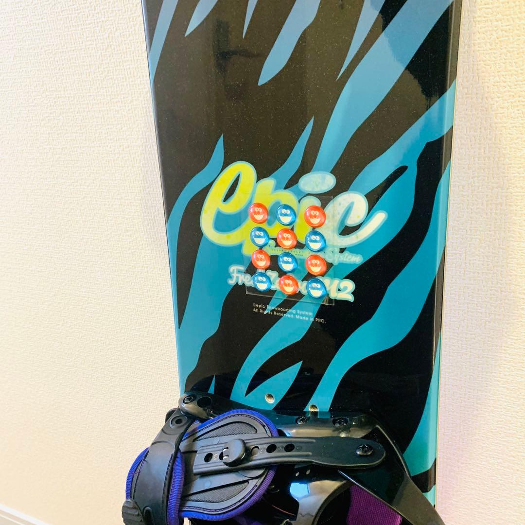Epic スノーボード ビンディング セット 142cm｜ビンディング S/M