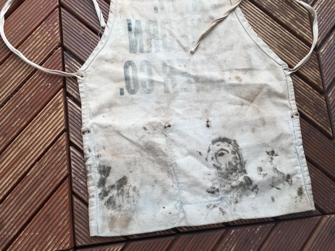 ト*イ様 汚物【10's リベット留 ワーク エプロン】