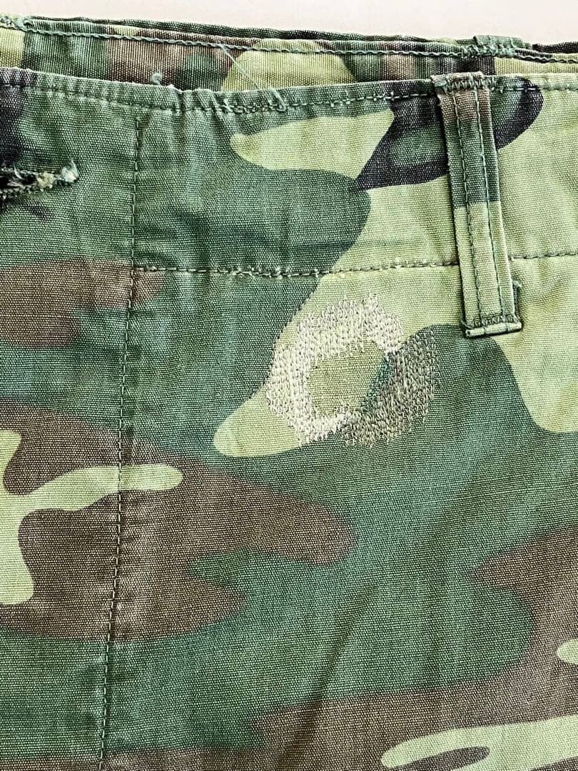 米軍実物 60's ERDL ノンリップ ファティーグパンツ M-R