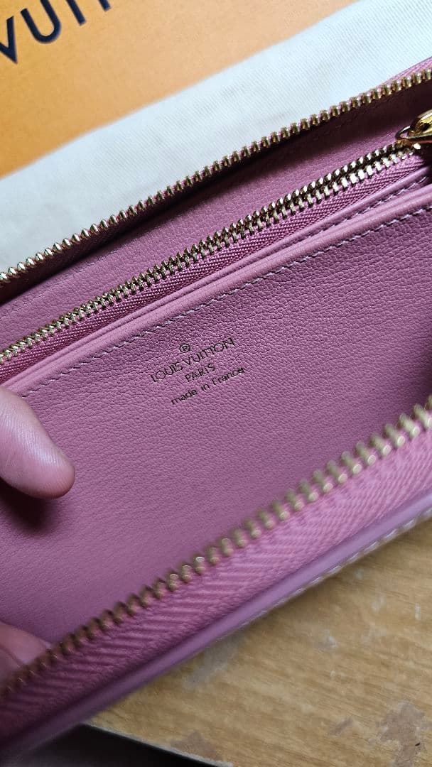ルイヴィトン クロコダイル ジッピーウォレット 長財布 ローズトルマリン