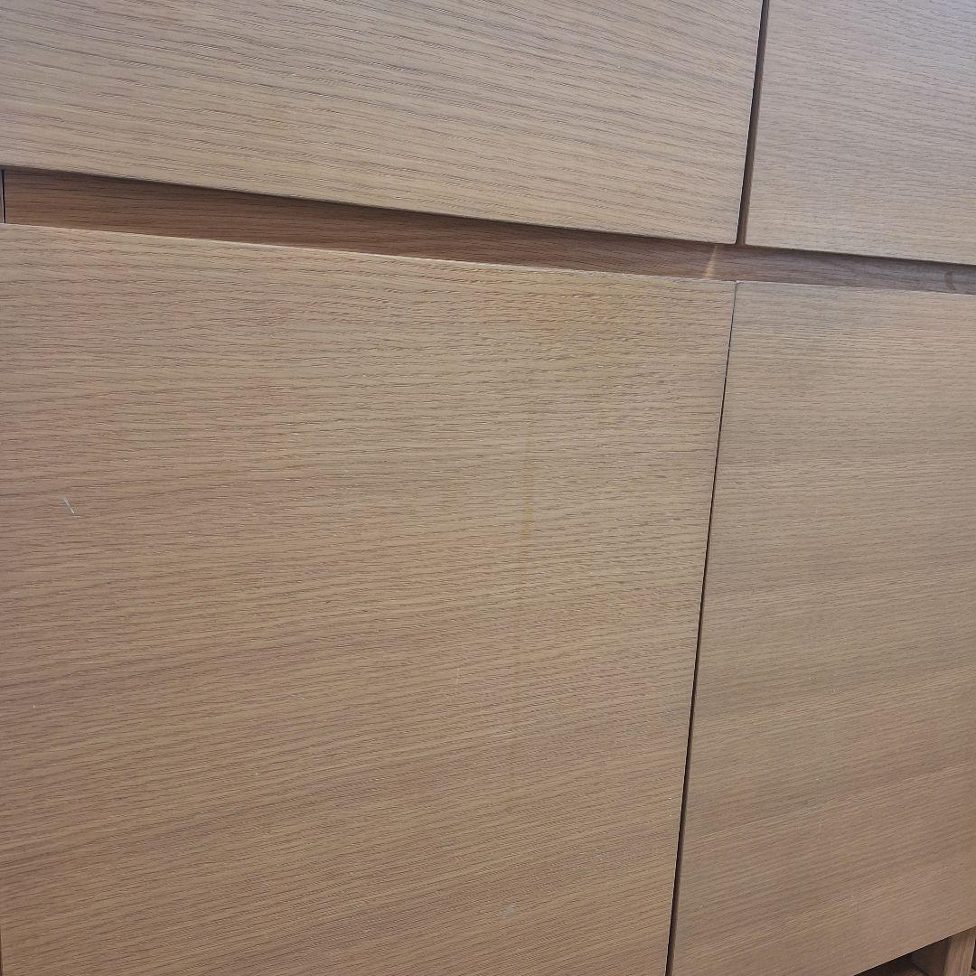 【出品 2/10まで!!】 無印良品 キャビネット タモ材 廃盤 幅80cm