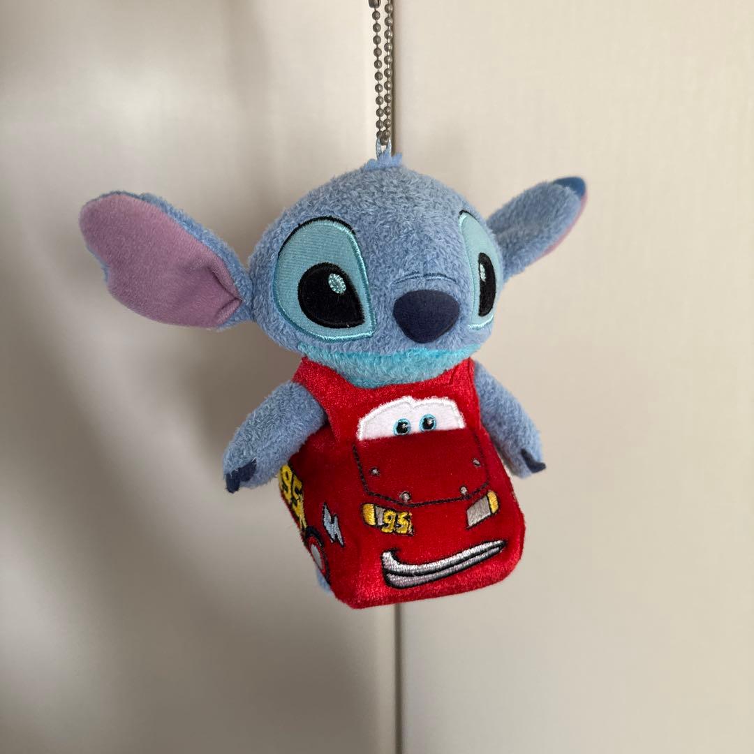 スティッチ　カーズ　ぬいぐるみチャーム