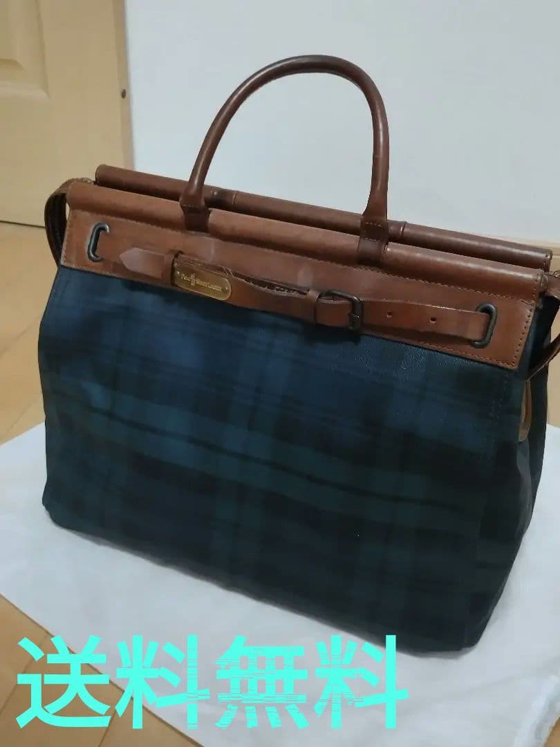 ★ポロ　ラルフローレン★ボストンバック★タータンチェック★送料無料★