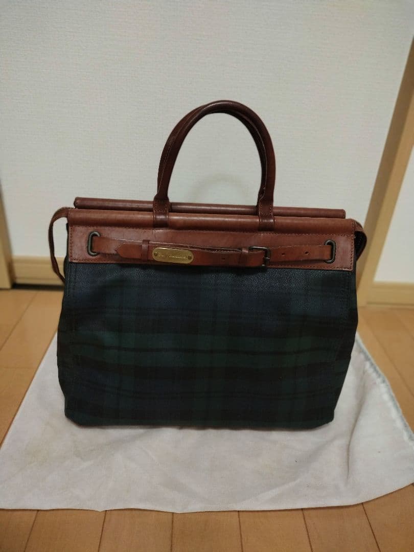 ★ポロ　ラルフローレン★ボストンバック★タータンチェック★送料無料★