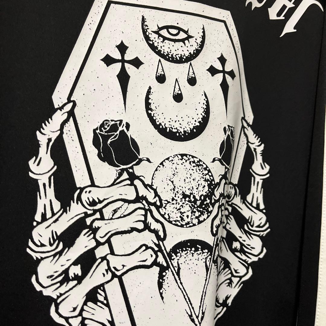 『REFLEM/レフレム』コフィンプリントトラックジャケット ジャージ サブカル