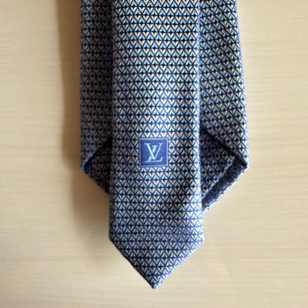 LOUIS VUITTON ネクタイ ブルー