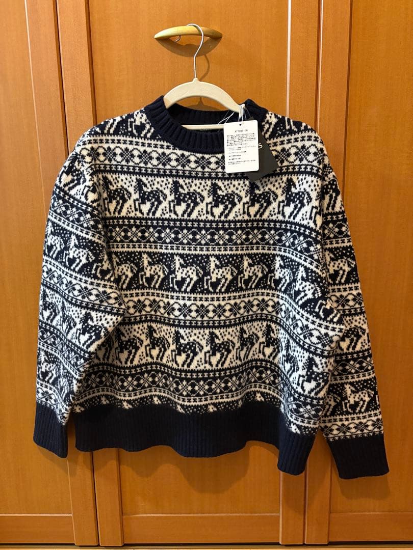 【期間限定価格】alors paris 【Rohan】ノルディック柄ニット