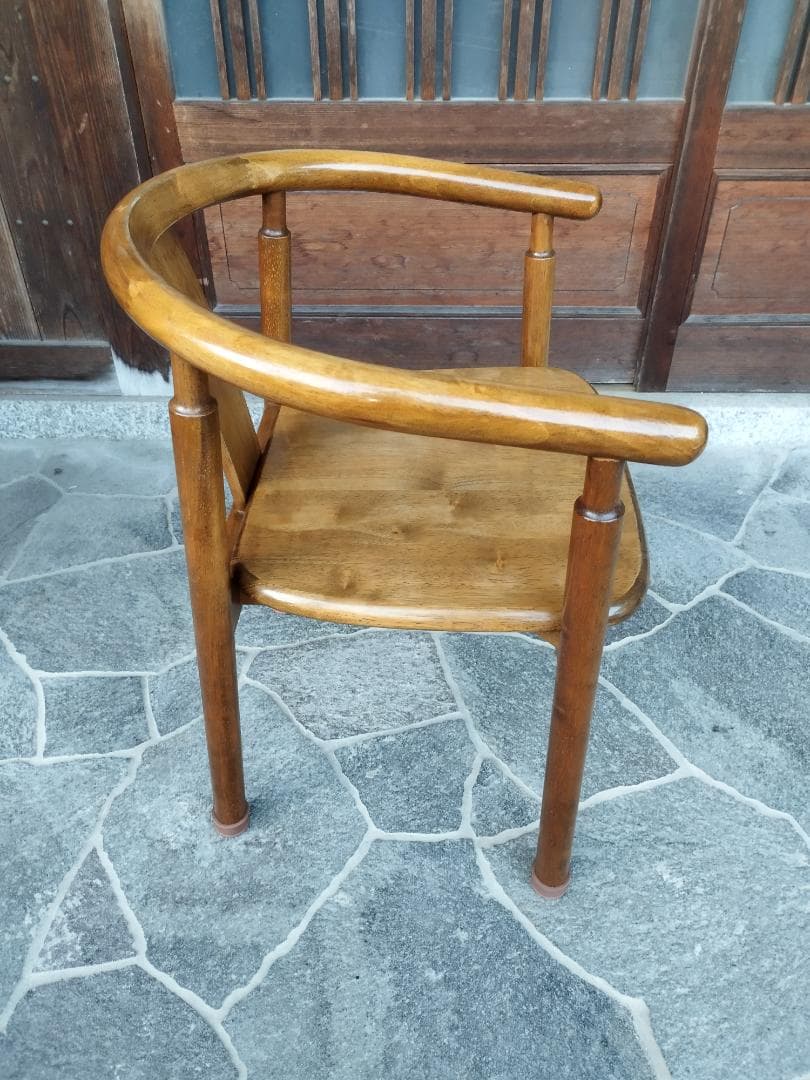 無垢　木製　ダイニングチェア　レトロカントリー　①