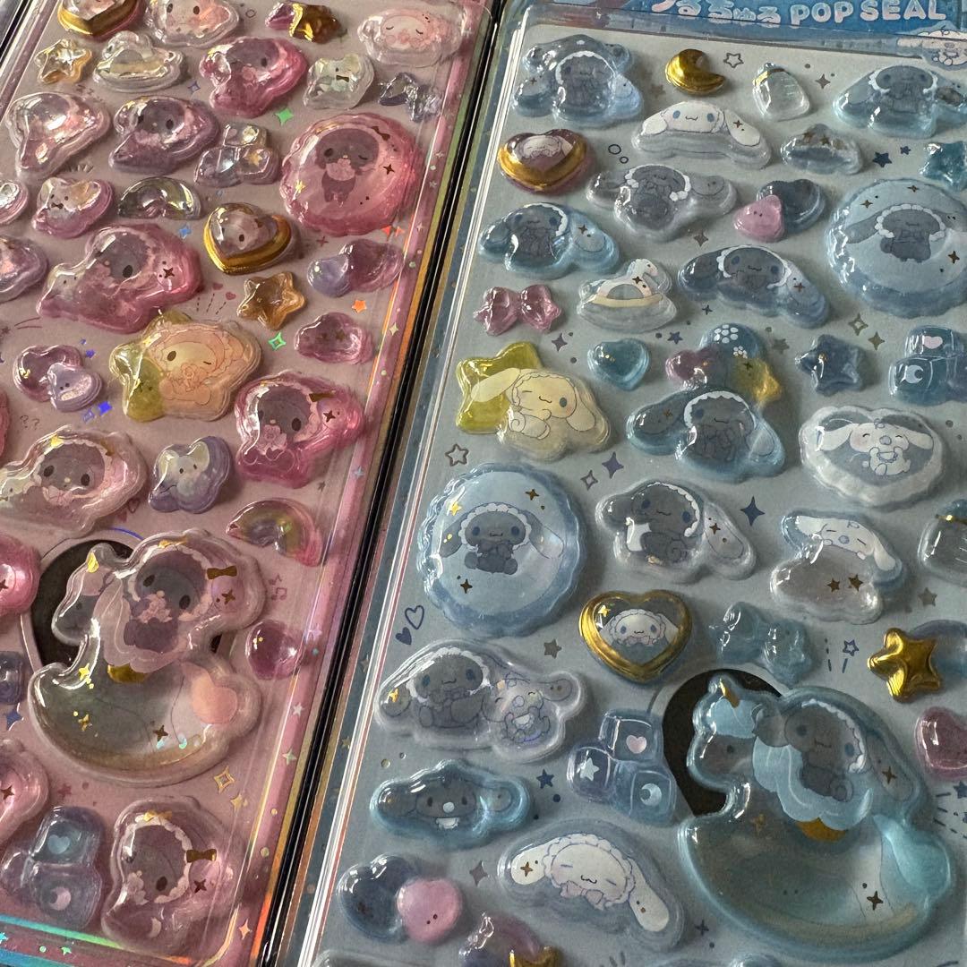 うるちゅるポップシール　サンリオ　6枚セット