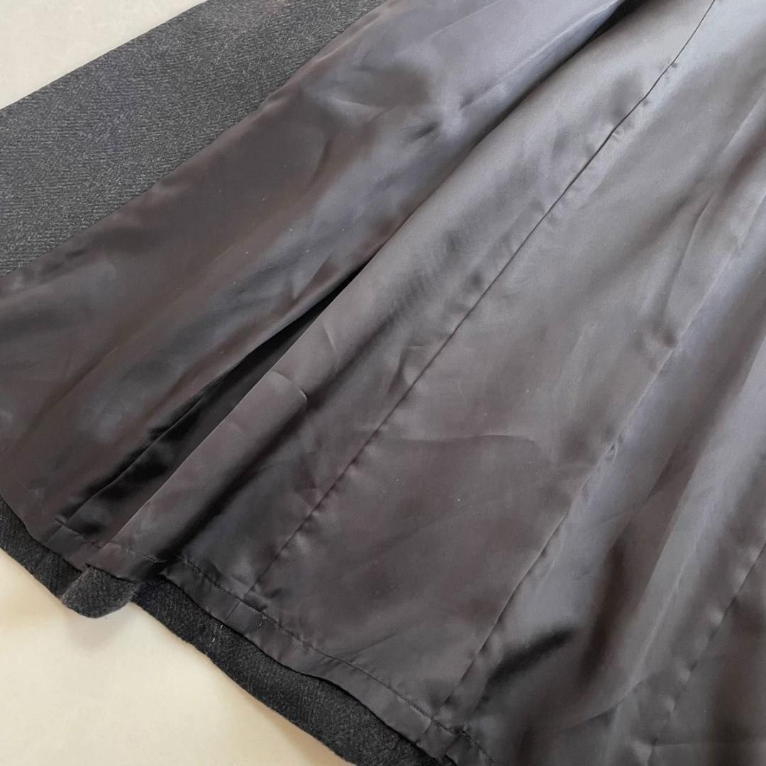 美品 レリアン 高級 カシミア100% ミンクファー ロングコート サイズ9