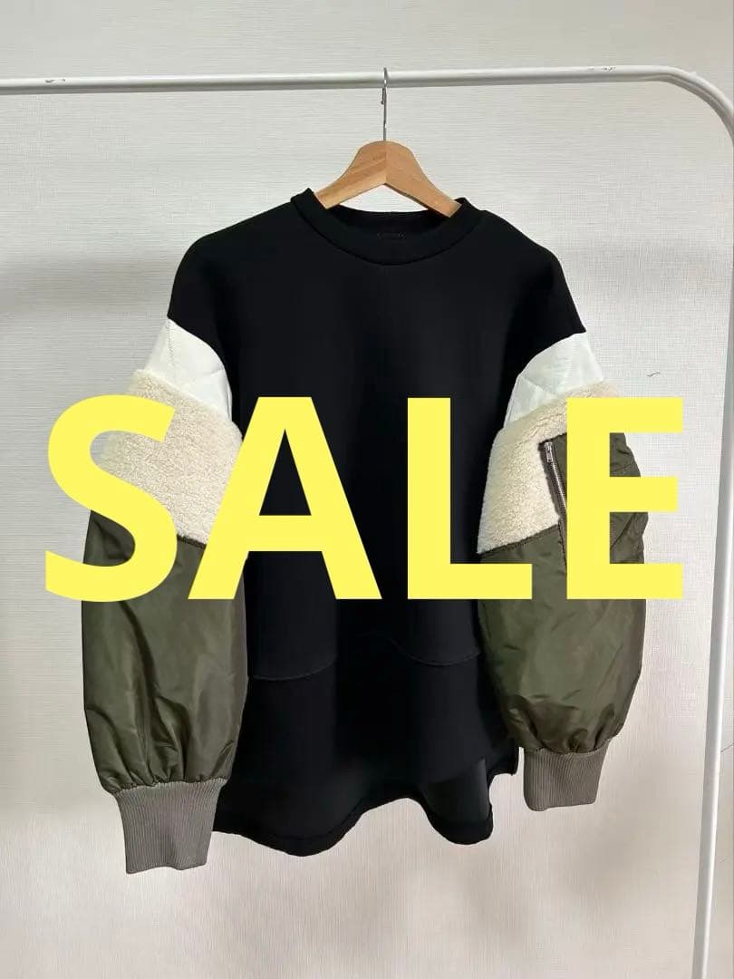 トップス OMMO BOA DOCKING MA-1 SLEEVE TOP