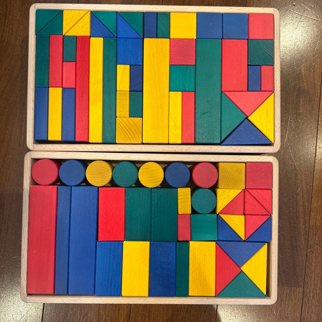 伸芽会の教材つみき