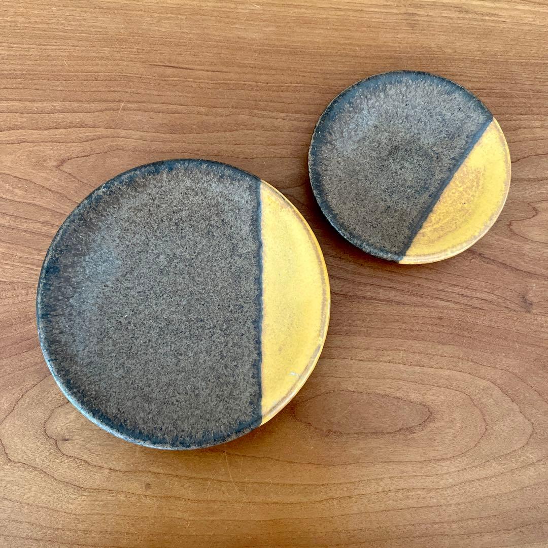 小澤基晴　暁月　豆皿　4寸