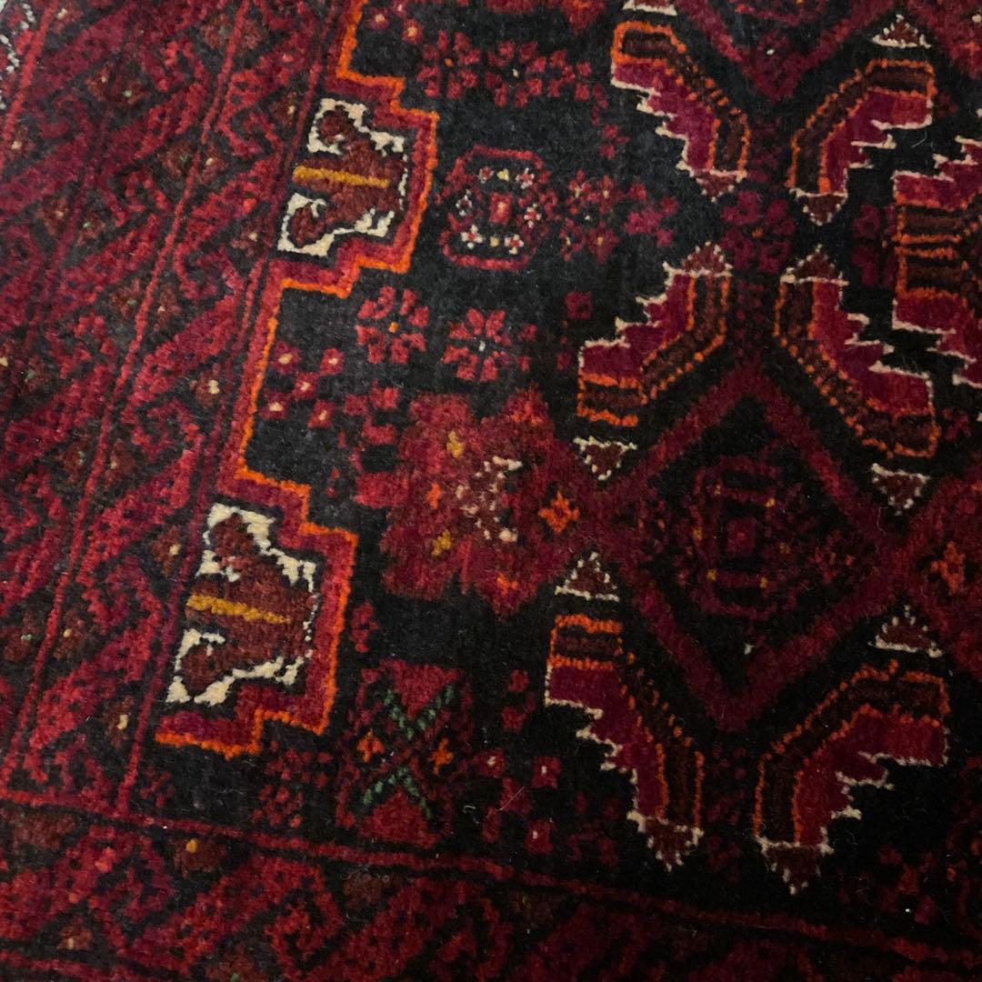 ウール製ペルシャ風ラグ 60x90cm