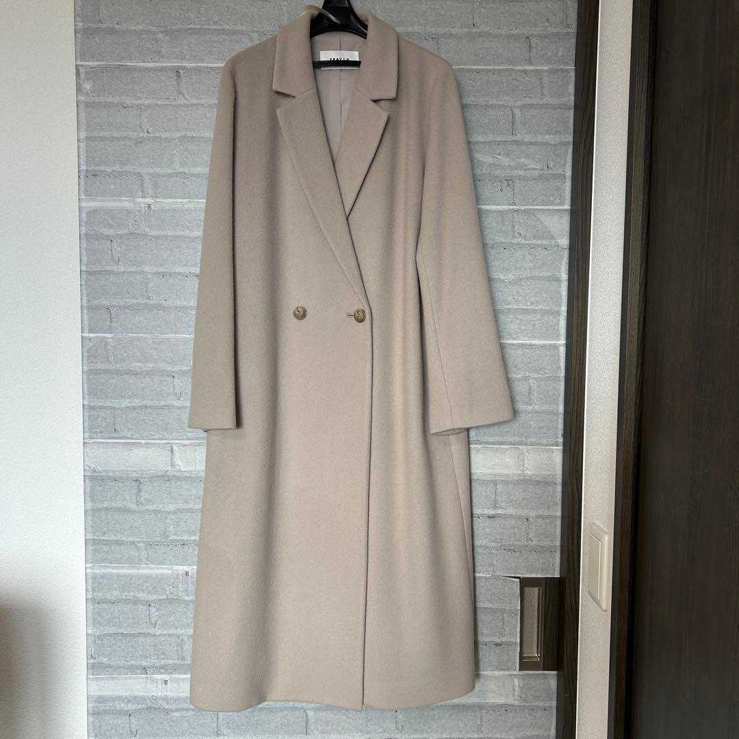 新品　FRAY I.D フレイアイディ チェスターコート ベージュ　羊毛100%