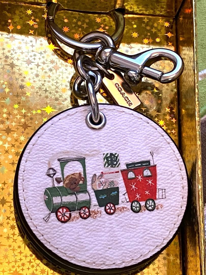 COACH ポーチ、ミラーバッグチャーム　正規品　未使用品