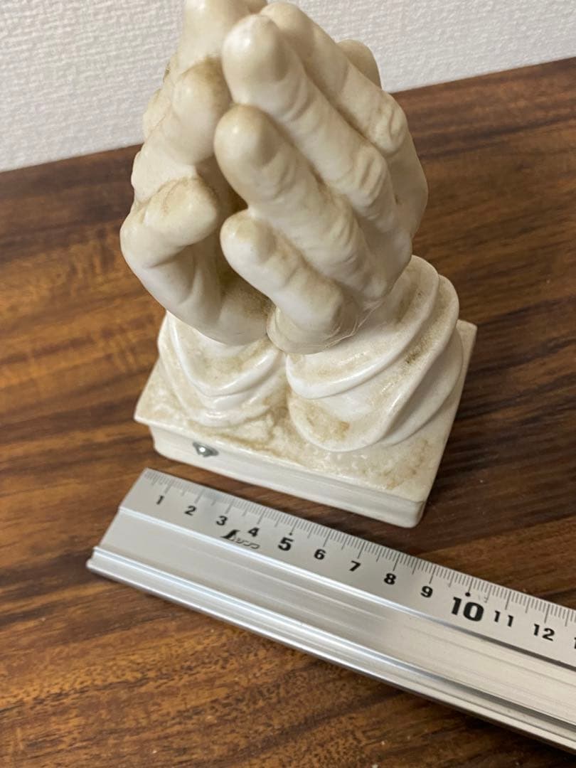 50s' ビンテージプレイハンドランプHOLY BIBLE 手を合わせたランプ