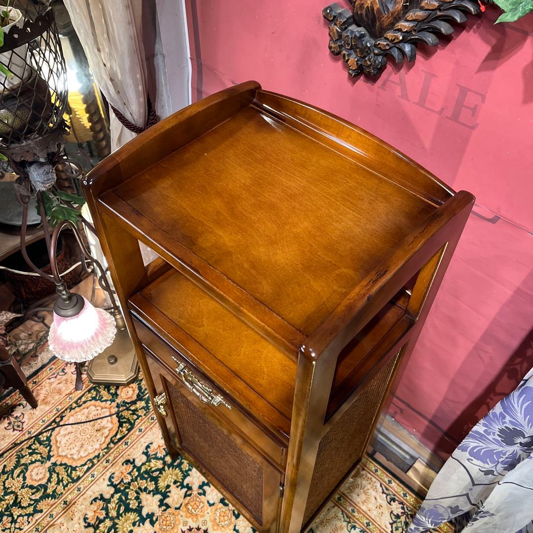 オールド　カリモク　クラシック　木製ラック