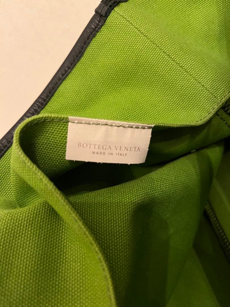 BOTTEGA VENETA トートバッグ グリーン イントレチャート