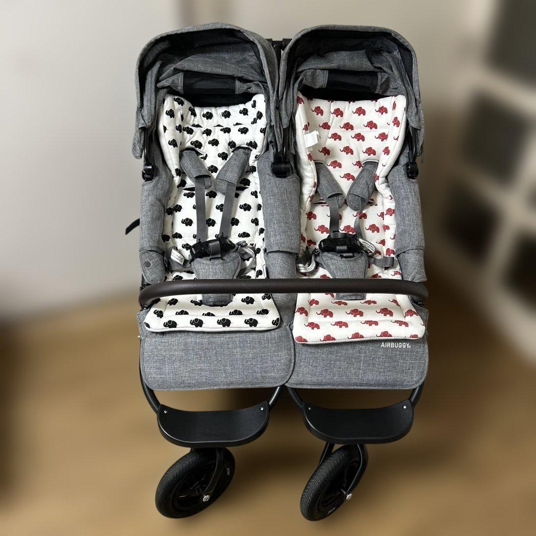 お値下げ　美品　エアバギー ココダブル EX フロムバース　マット付き