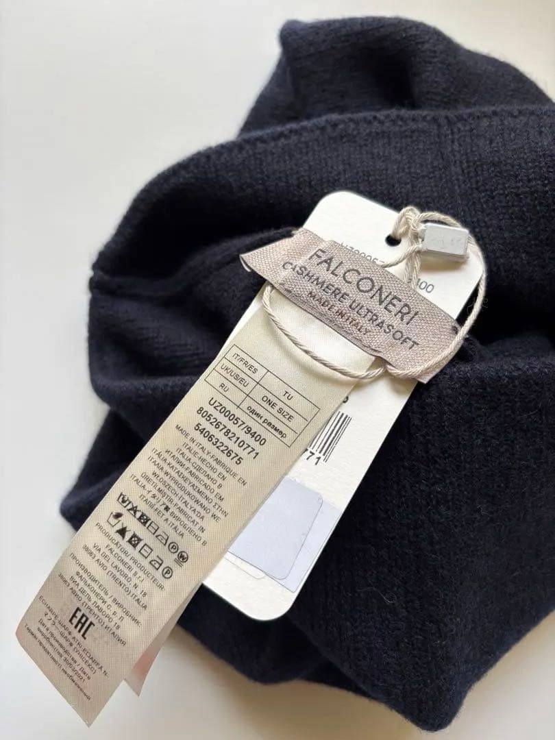 FALCONERI カシミヤ ネックウォーマー
