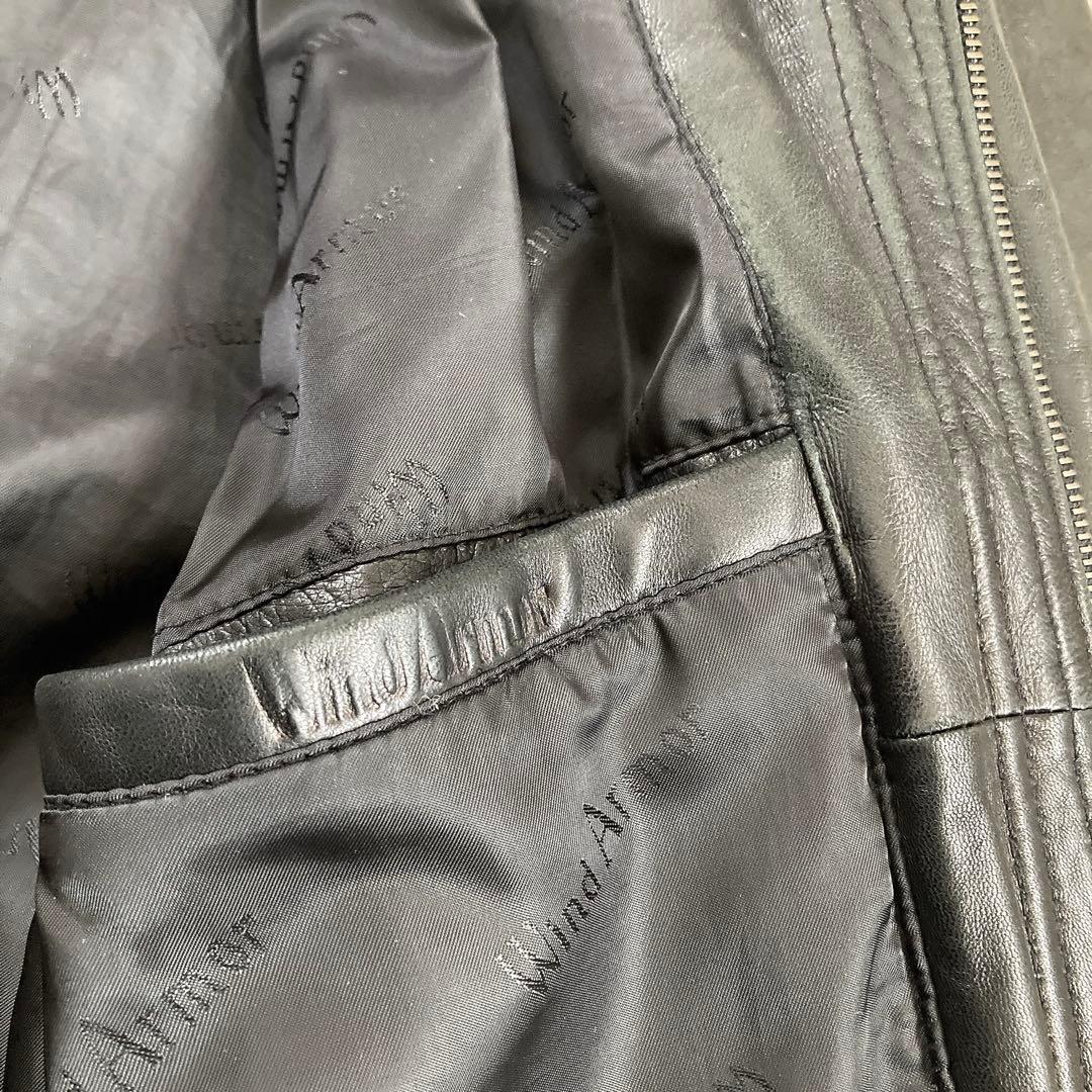 Wind Armor 【LL】ラムレザージャケット ブラック アメカジ バイカー