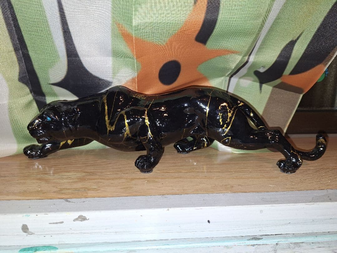 50,s50年代 パンサー 置物 約38cm