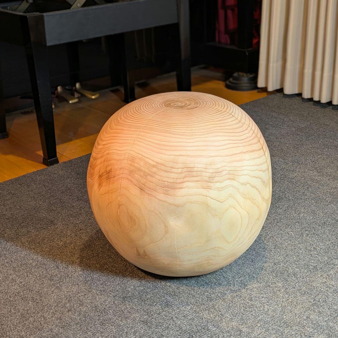 ごっち　檜　丸型　丸太　椅子　スツール　高さ約31㎝