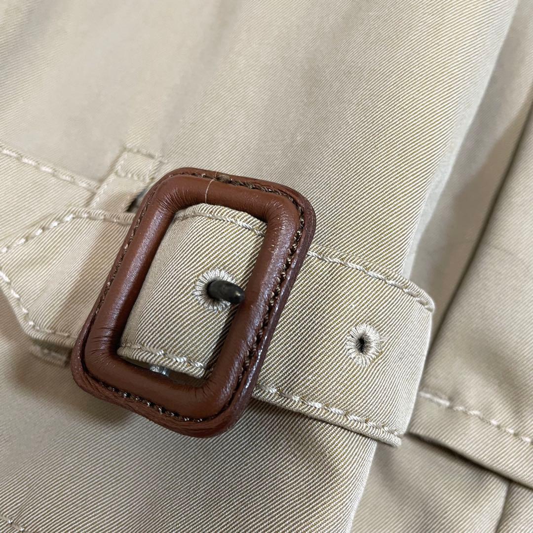 美品 バーバリー 三陽商会 ショートトレンチ ベージュ ジャケット ノバチェック