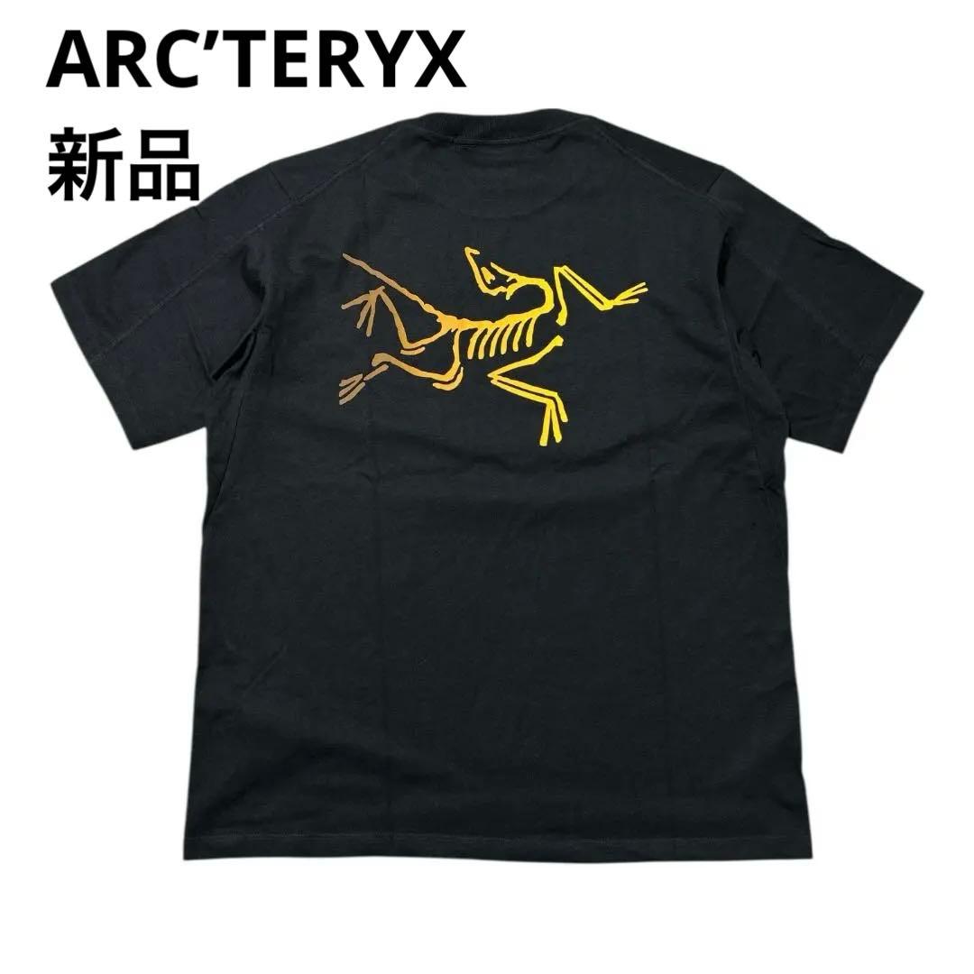 新品 アークテリクス Kragg ロゴ Tシャツ 24Kブラック/M 送料込