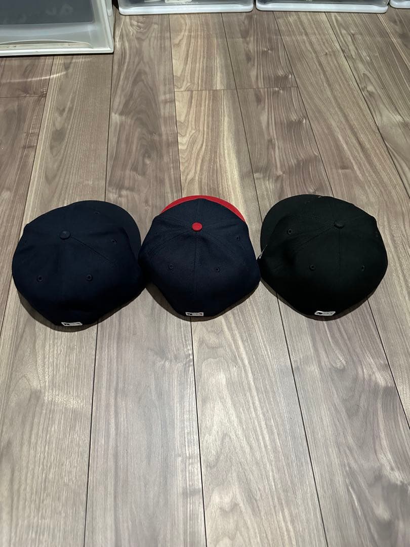 【NEW ERA】 MLB公式キャップ　7 3/8 58.7cm3点セット