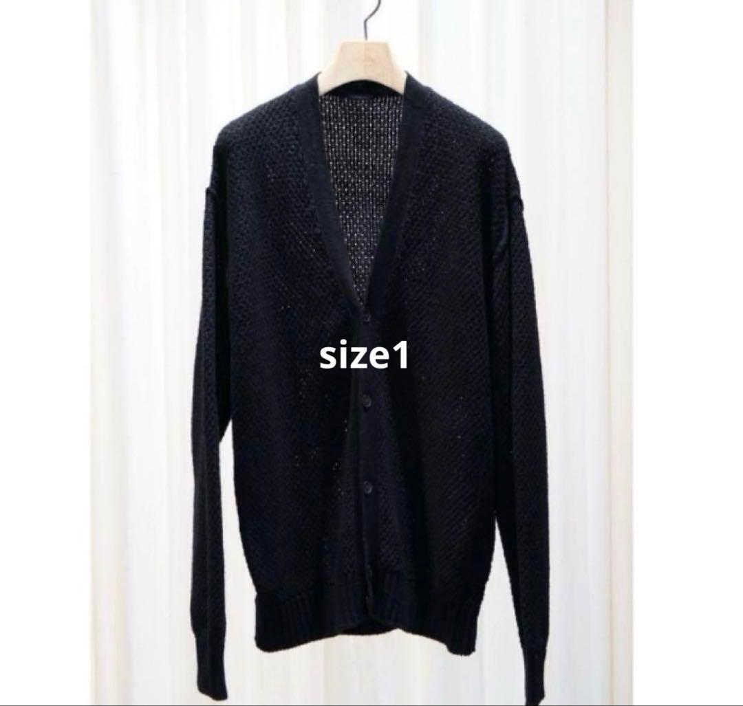 25SS COMOLI 5G ニットカーディガン　サイズ1