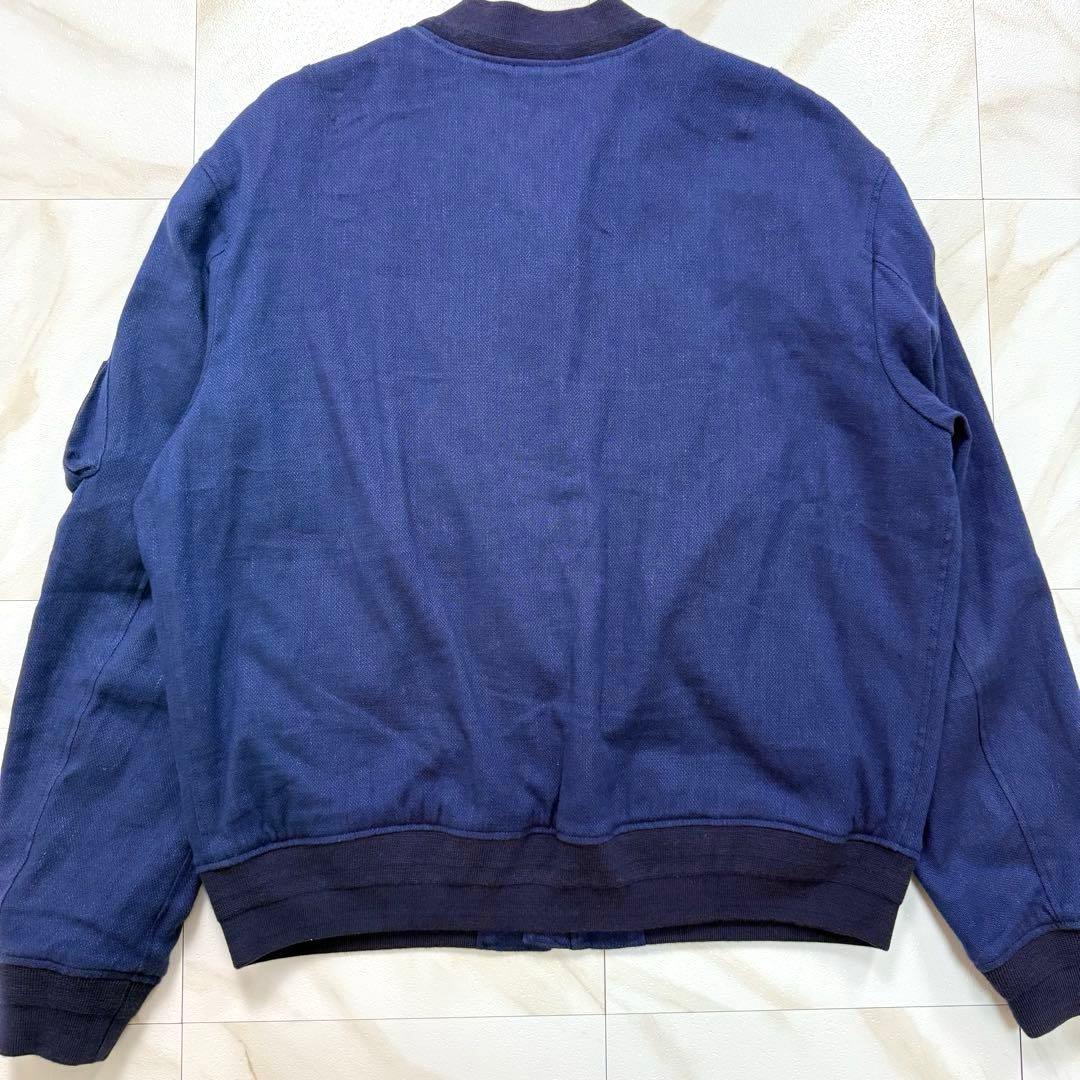 希少 ✨ポロ ラルフローレン リネン L-2B フライトジャケット ブルゾン L