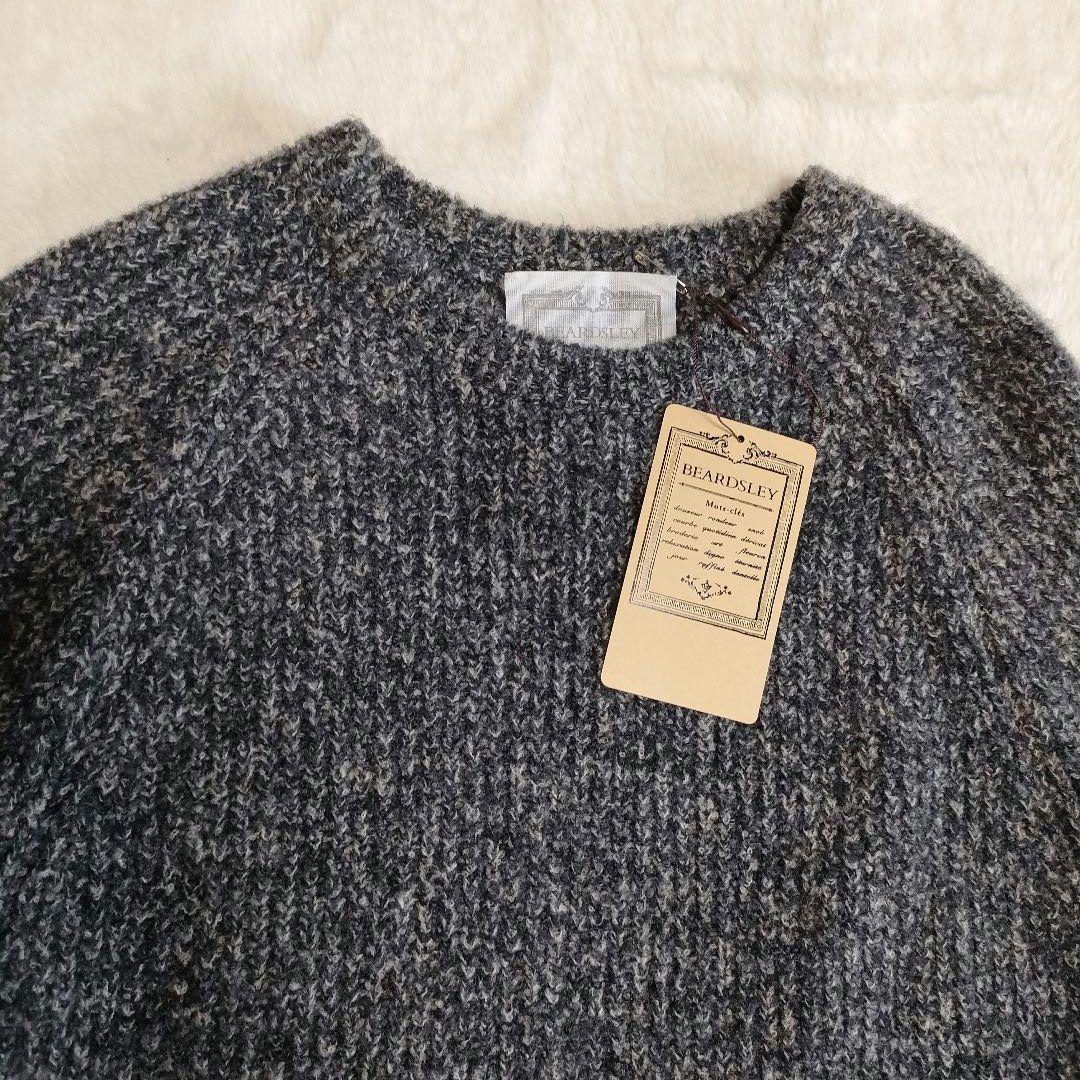 【✨新品タグ付き✨】BEARDSLEY◎ミックスニットラグランワンピース