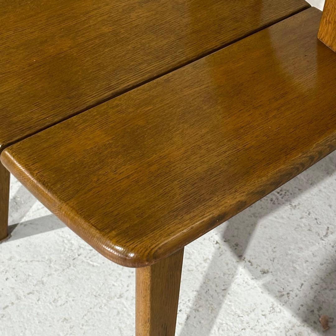 ✦浜本工芸✦ダイニング チェア 昭和アンティーク 無垢材 椅子 レトロ家具