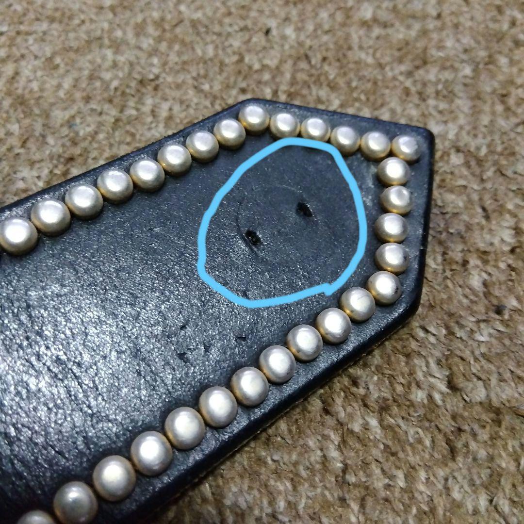 ROEN ロエン パイソン レザースタッズベルト