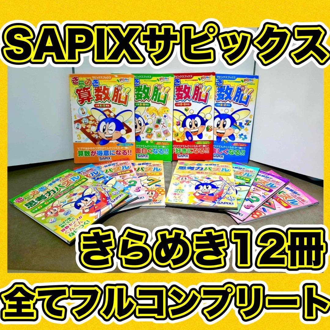 SAPIX サピックス きらめき算数脳 思考力パズル 入門 特訓編 小学生