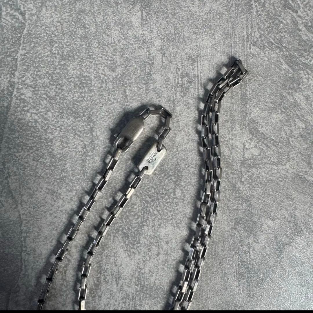 GUCCIグッチ ネックレス シルバー925 アクセサリー メキシカン調チェーン